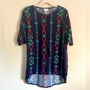 Geometric Striped Lularoe Irma Tunic